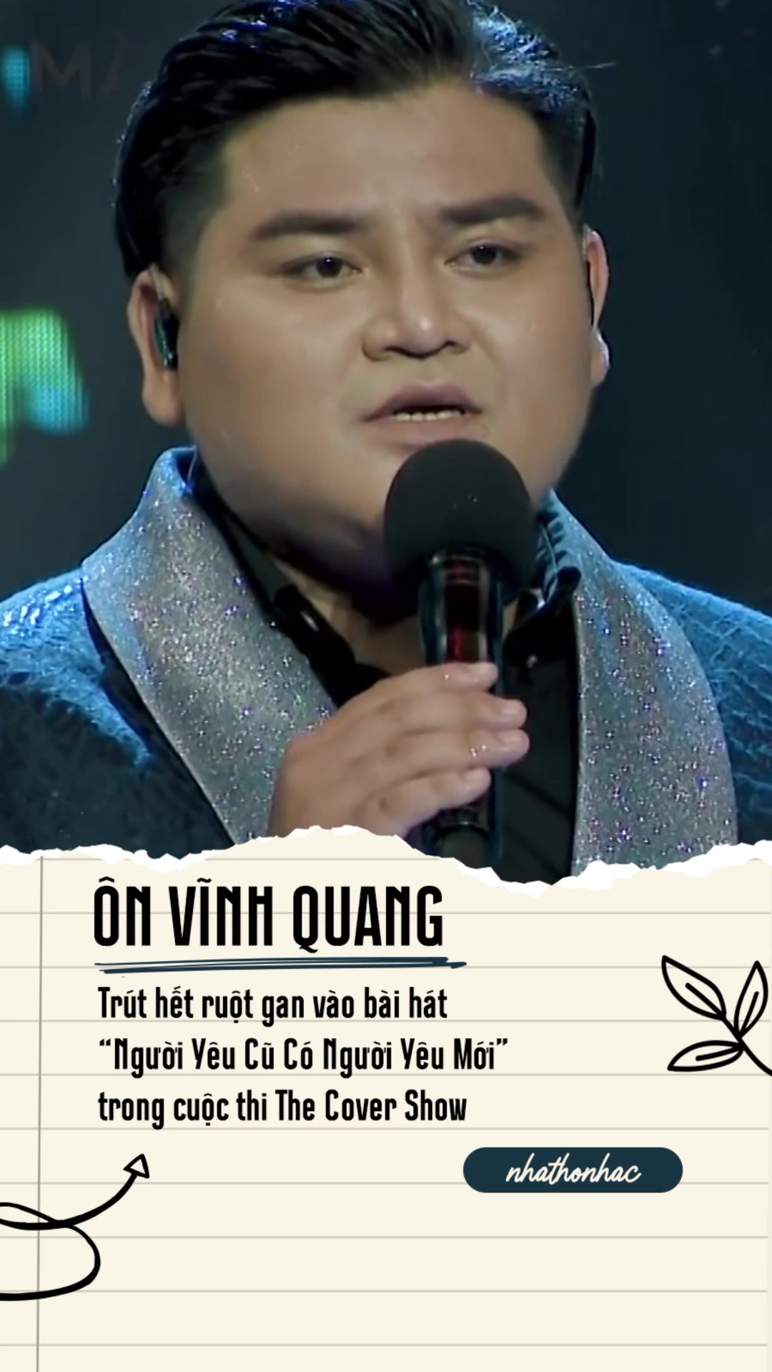 wen vinh quang在the cover show