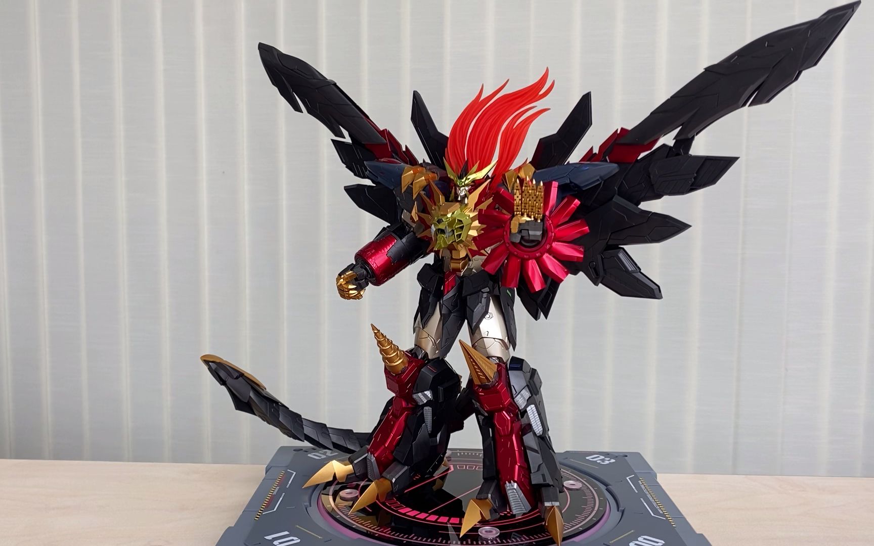 大货 拼装测评-mw 4g 始源勇者王 final gggg霸界王 半成品合金拼装