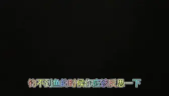 致打龟钓鱼人的一段秘籍……