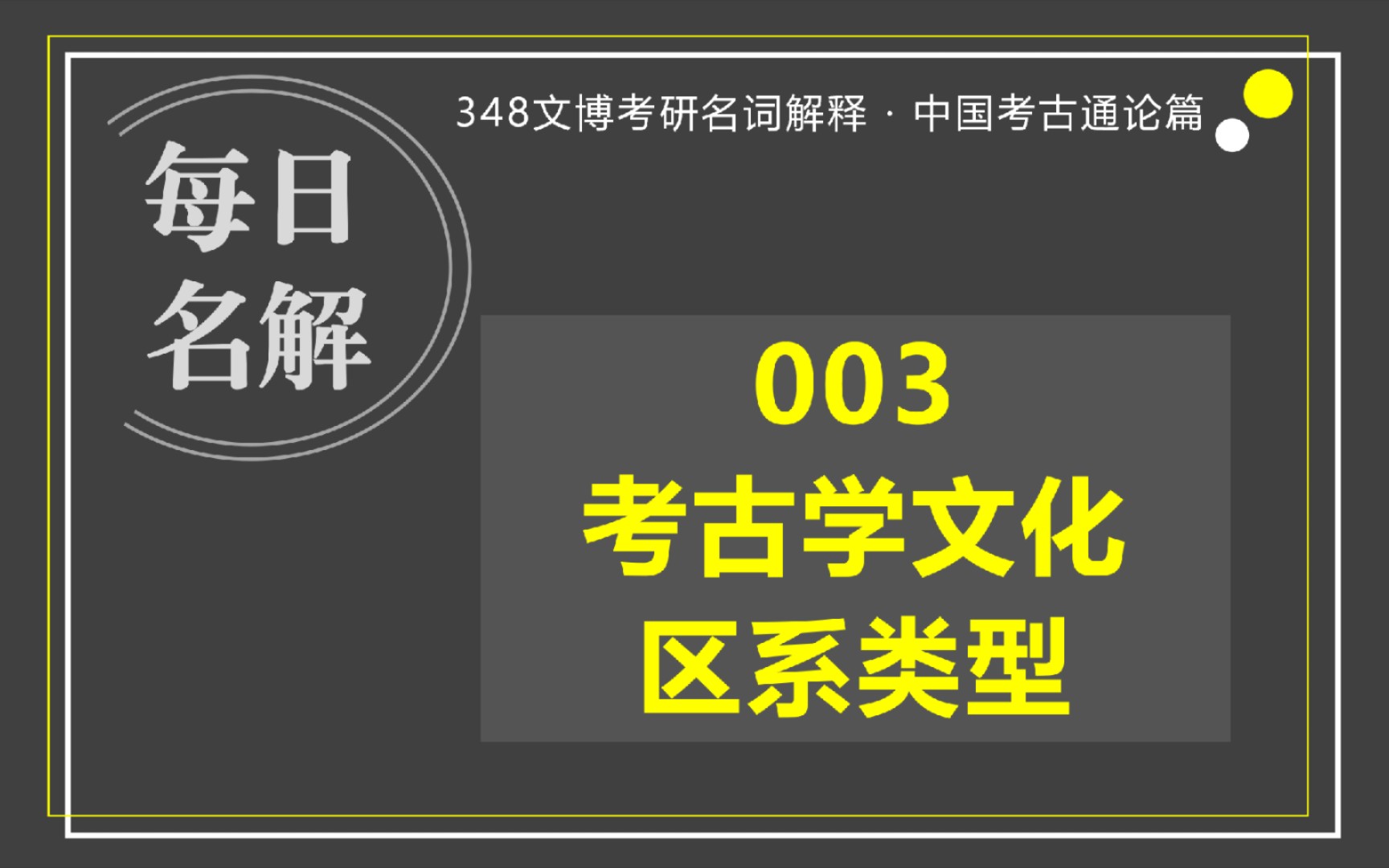 [图]【名解·中国考古通论】003考古学文化区系类型