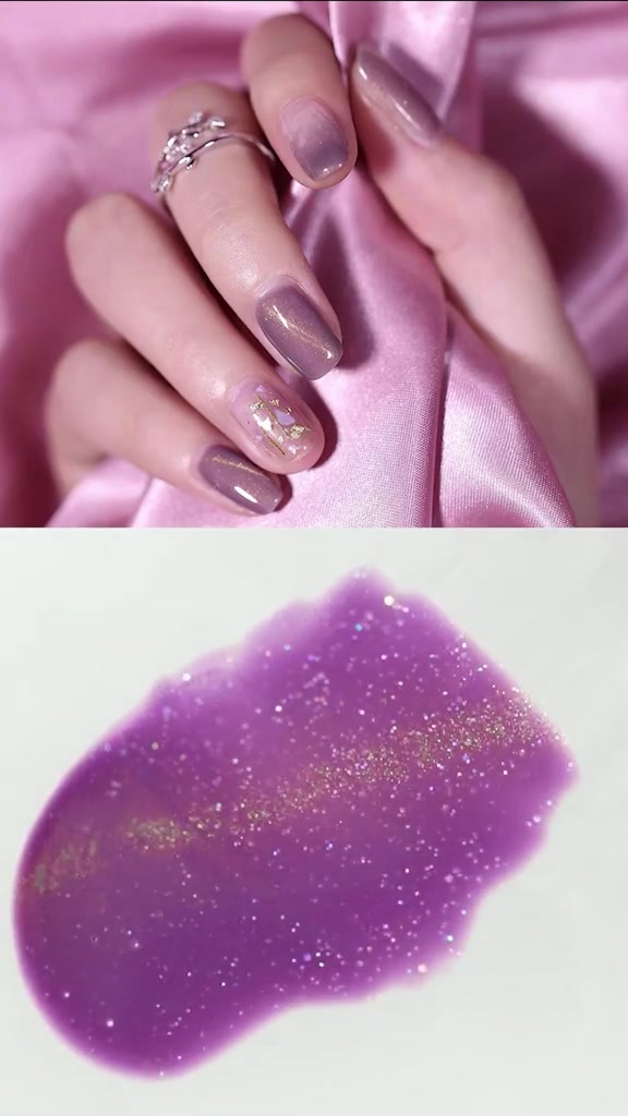 快把你压箱底的猫眼胶拿出来调流行色猫眼#美甲 #美甲教程 #调色调色