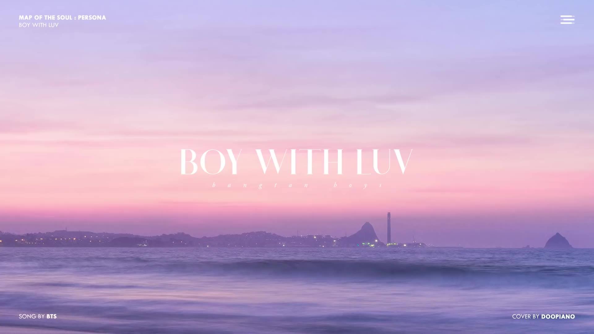 bts - 小事之诗 boy with luv钢琴版