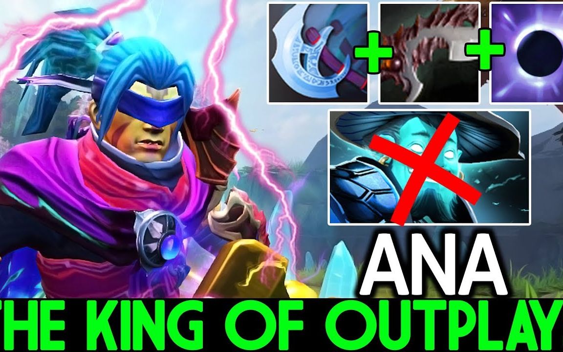 【DOTA2】ANA&敌法师 The King of Outplays Crazy Top Carry 1000 GPM By Dota2 HighSchool哔哩哔哩bilibili