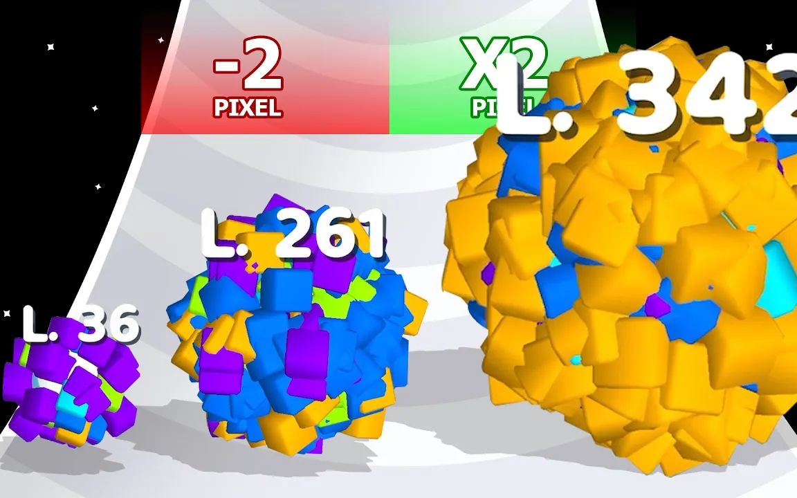 像素 3D 运行  升级像素数游戏(所有级别)哔哩哔哩bilibili