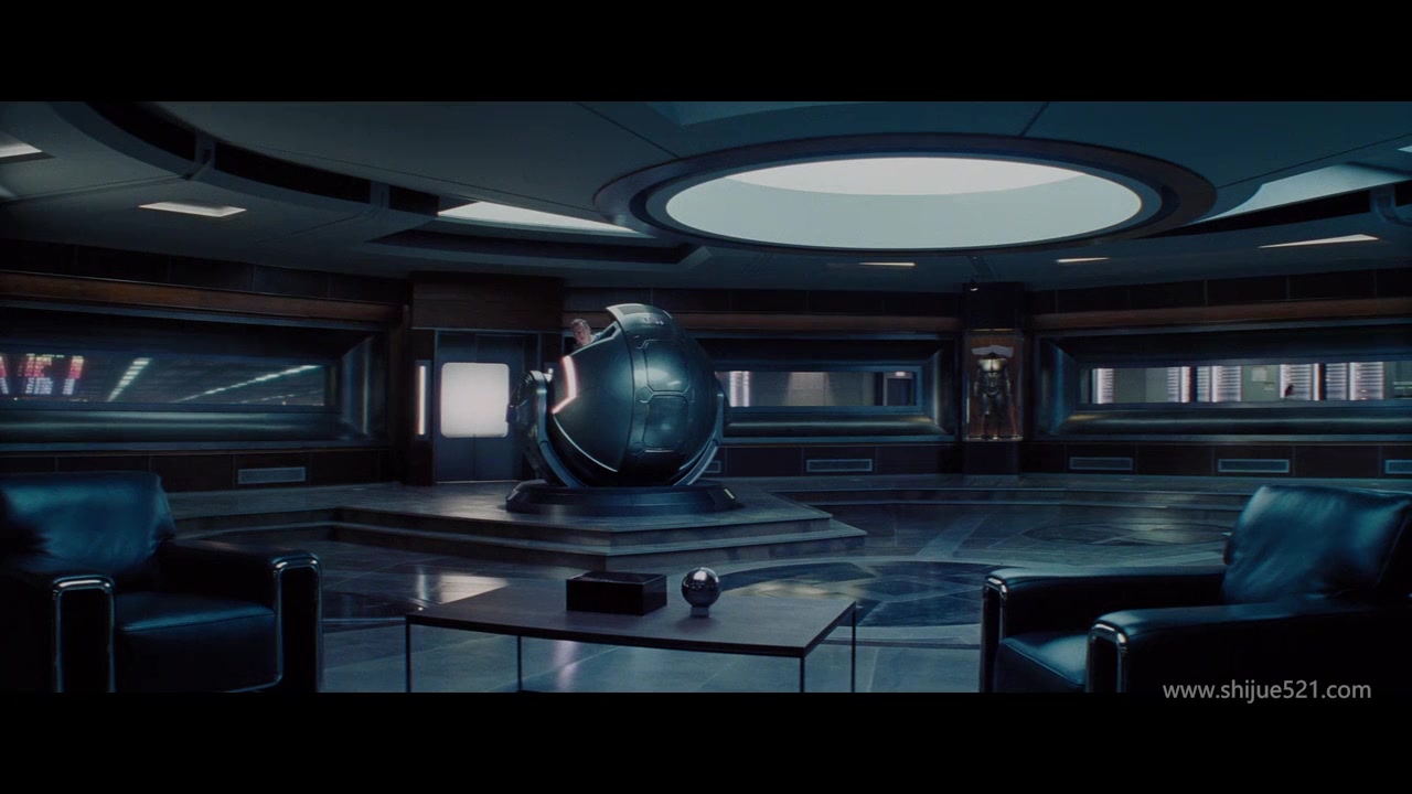 科幻场景办公室展厅大厅控制室