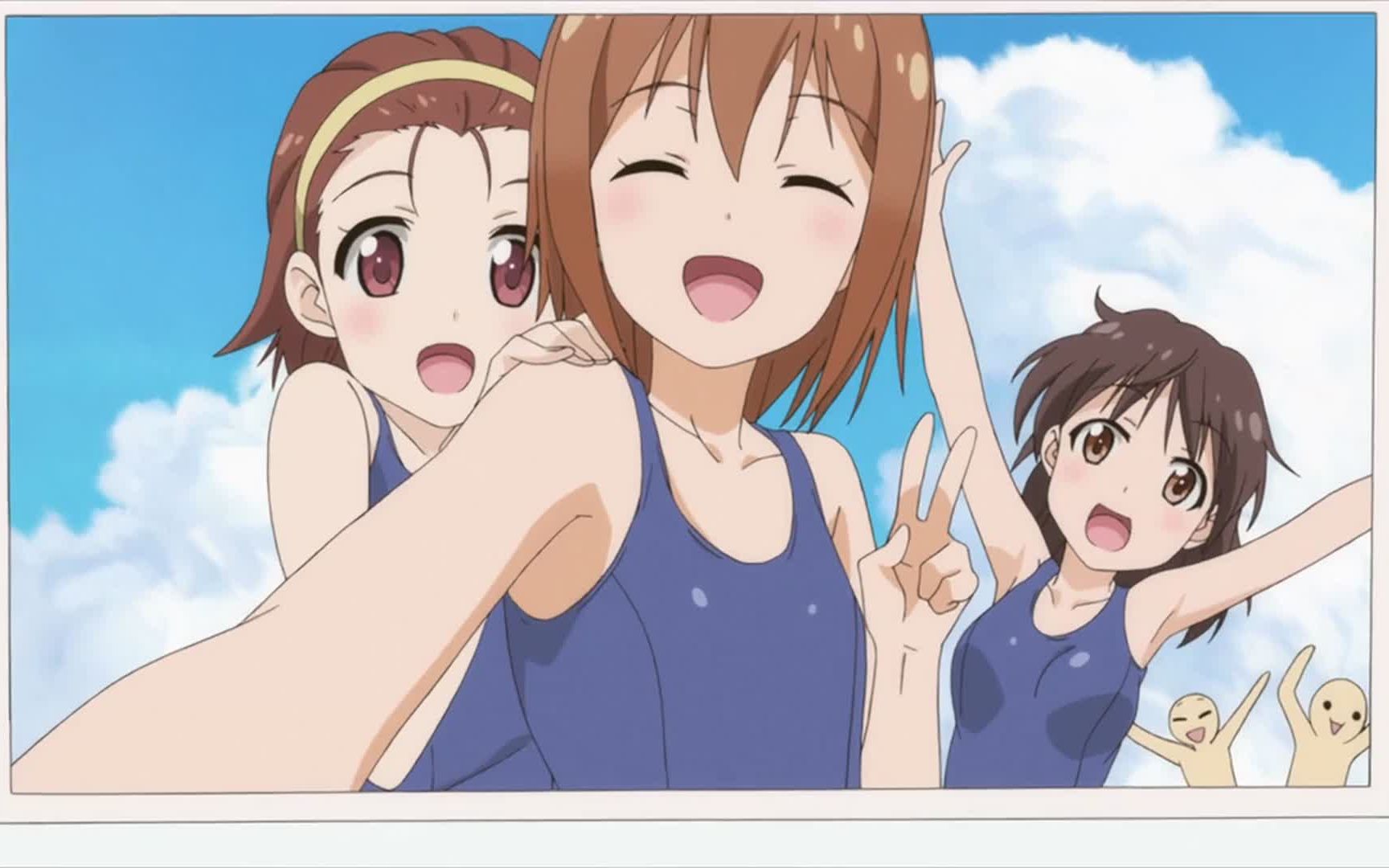 动画锻炼ex-美少女带你一起学做印度深蹲