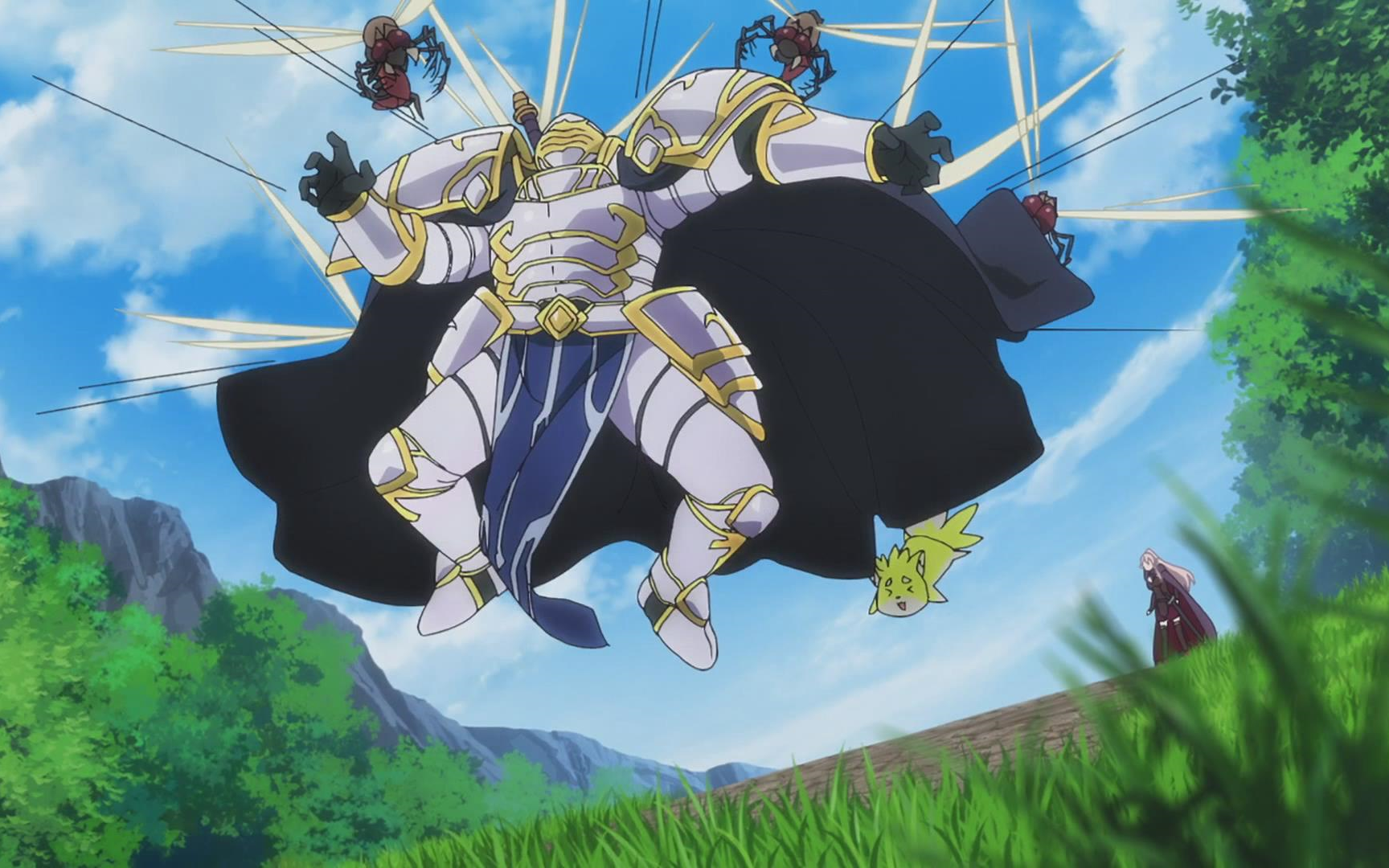 《骸骨骑士大人异世界冒险中》精彩片段:鄙人不擅长打虫