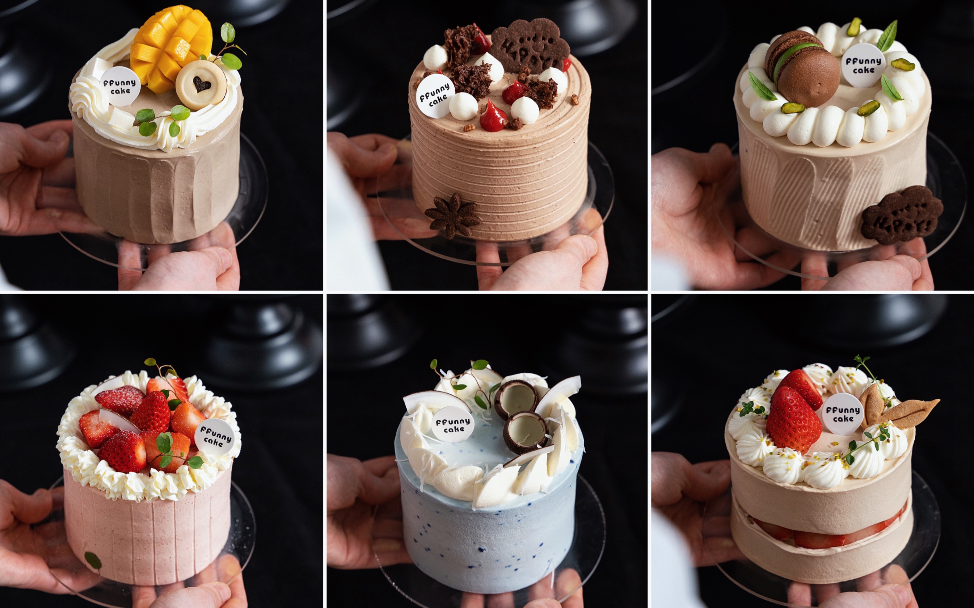 调味奶油系列 | 6款奶油小蛋糕 造型分享