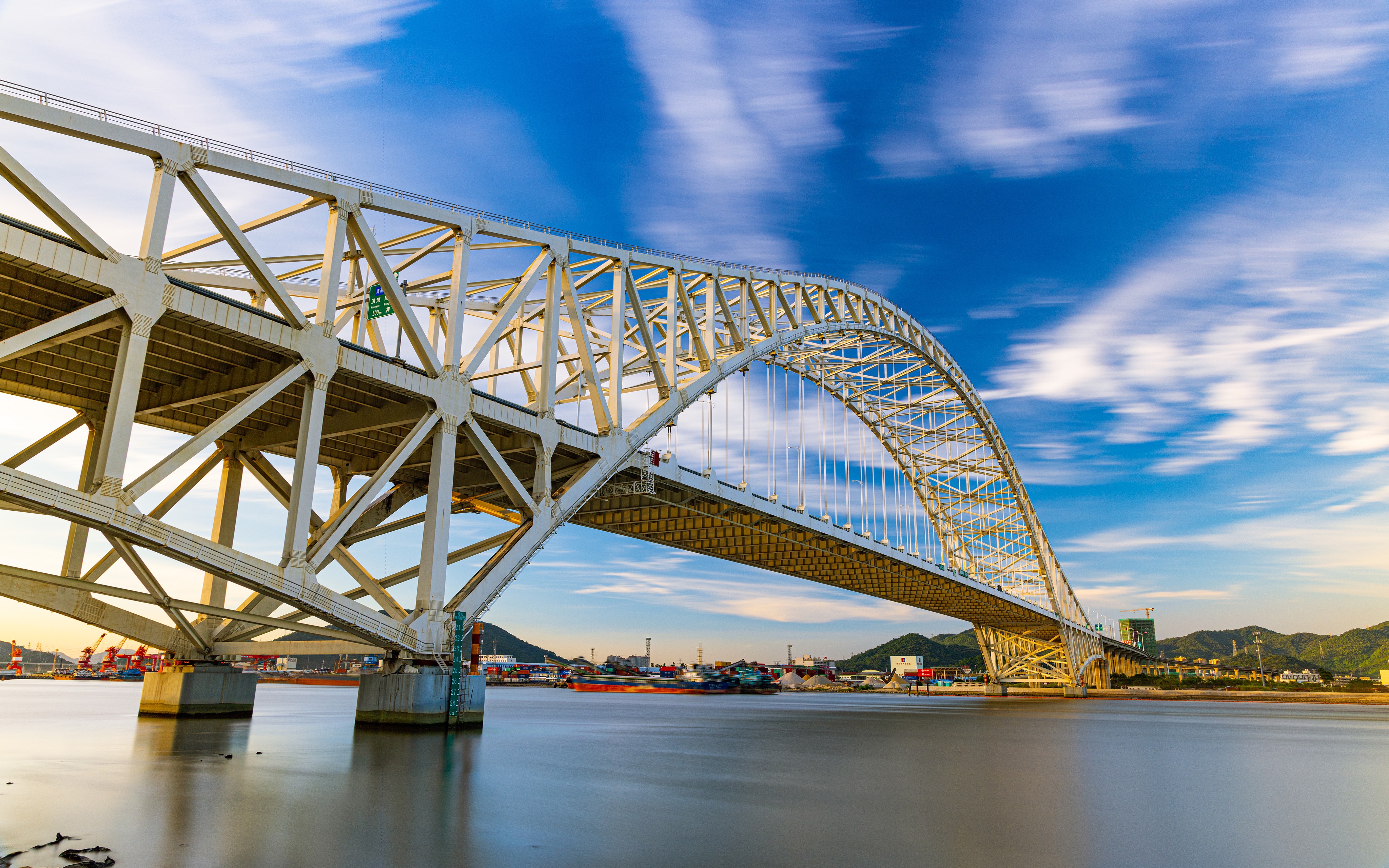 珠海横琴二桥 日转夜延时摄影 蓝调时刻 「8k」_哔哩哔哩_bilibili