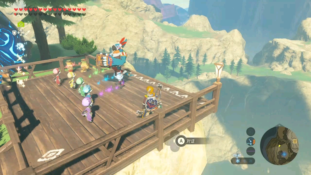 塞尔达传说 利特村小鸟们唱歌,爱了这画面