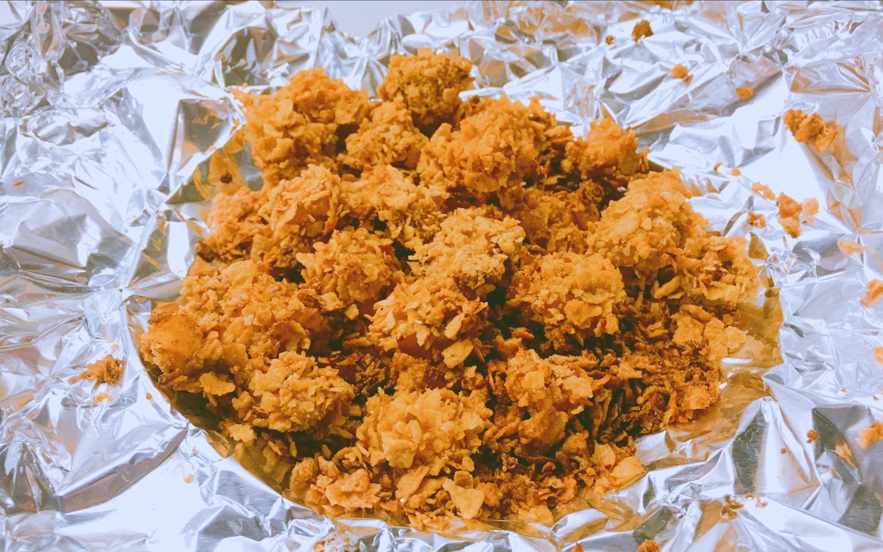 比较失败的烤箱版鸡米花