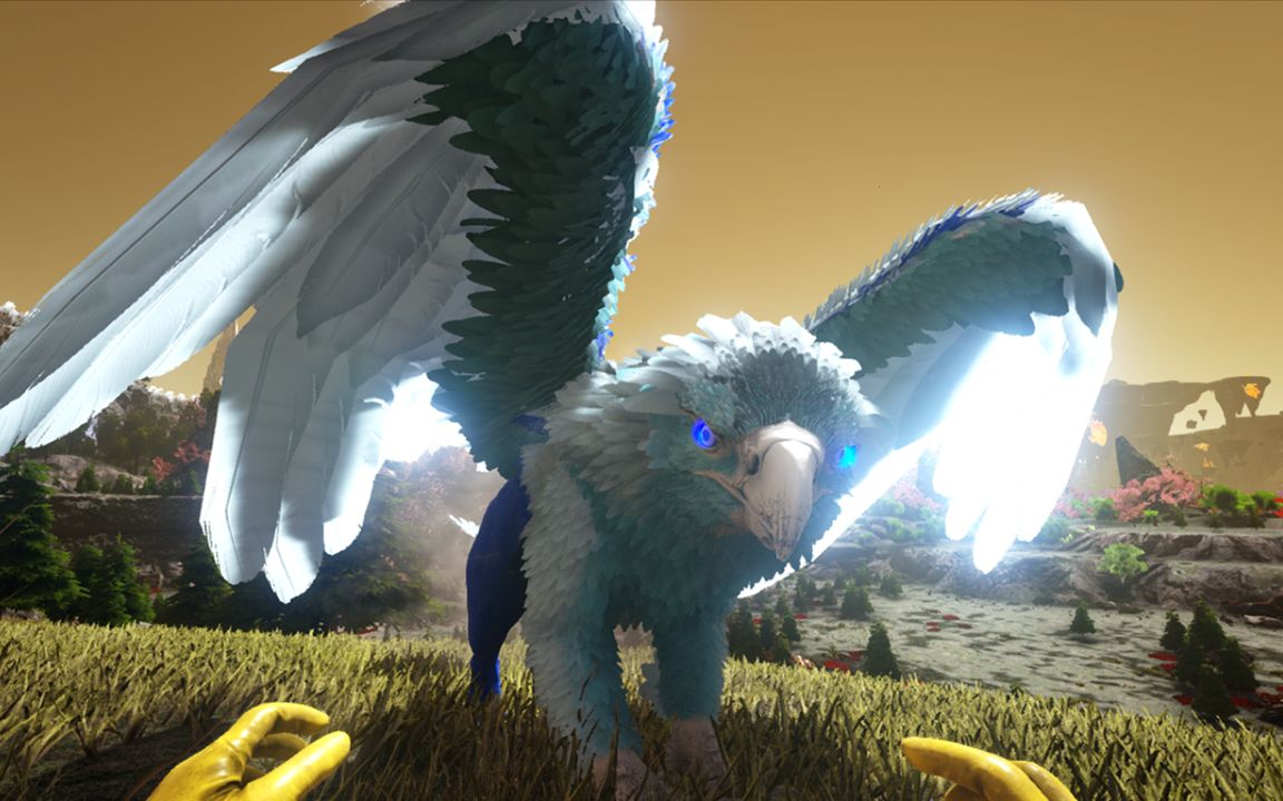 方舟生存进化恐惧33捕捉空中战神寒冰狮鹫