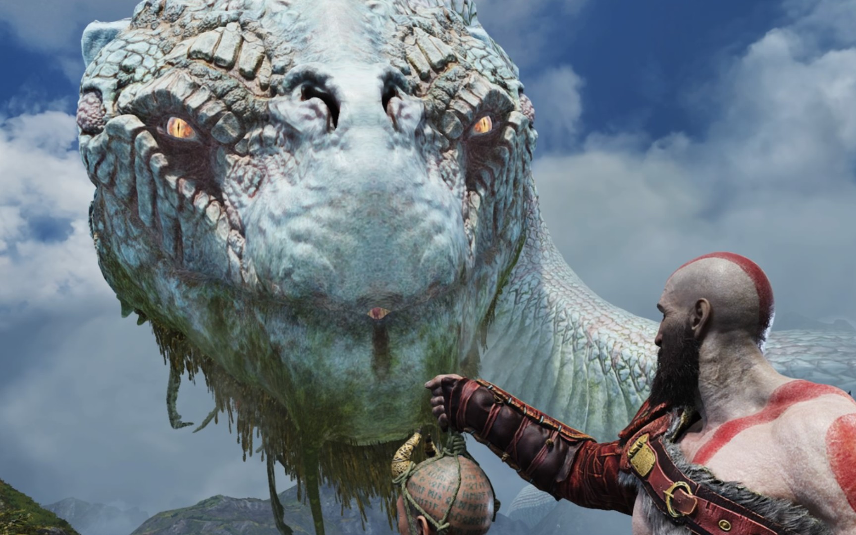 《ps4》战神4 表现如何?ps4 slim实机游戏演示