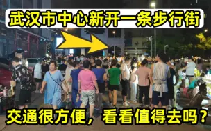 Download Video: 武汉市中心新开一条步行街，交通方便人很多，一起看看值得去吗？