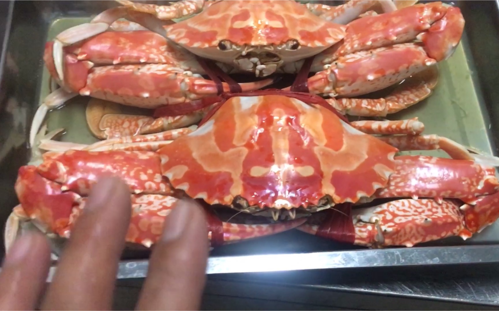 清蒸深海大红蟹原来还有一种潮汕人吃法很多8090后没有尝试过