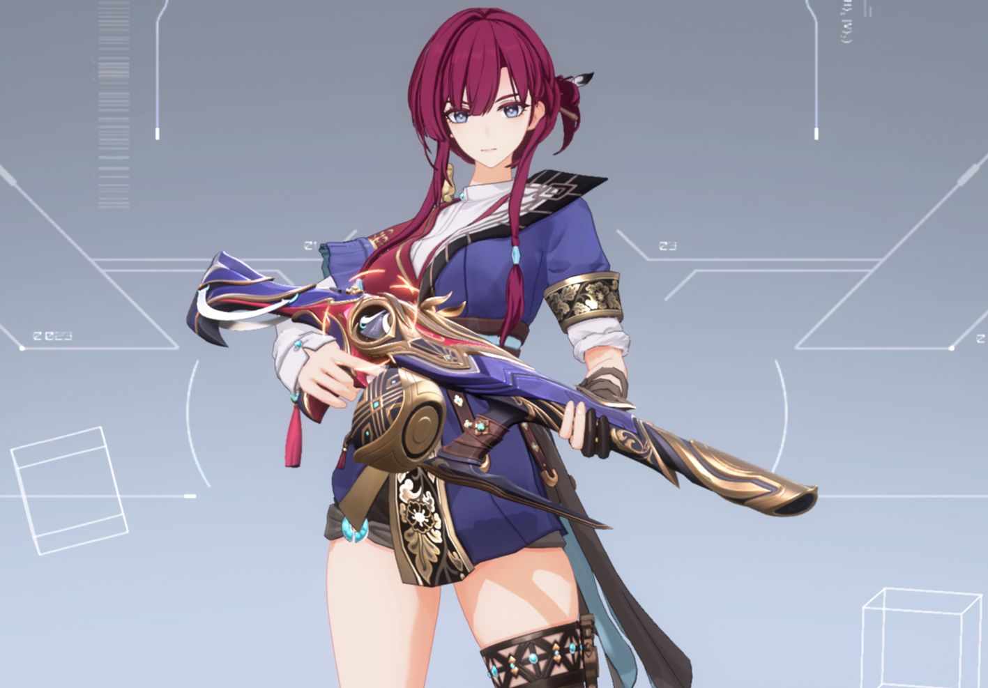 蕾欧娜 华檐鳞瓦·祥瑞兽 皮肤演示