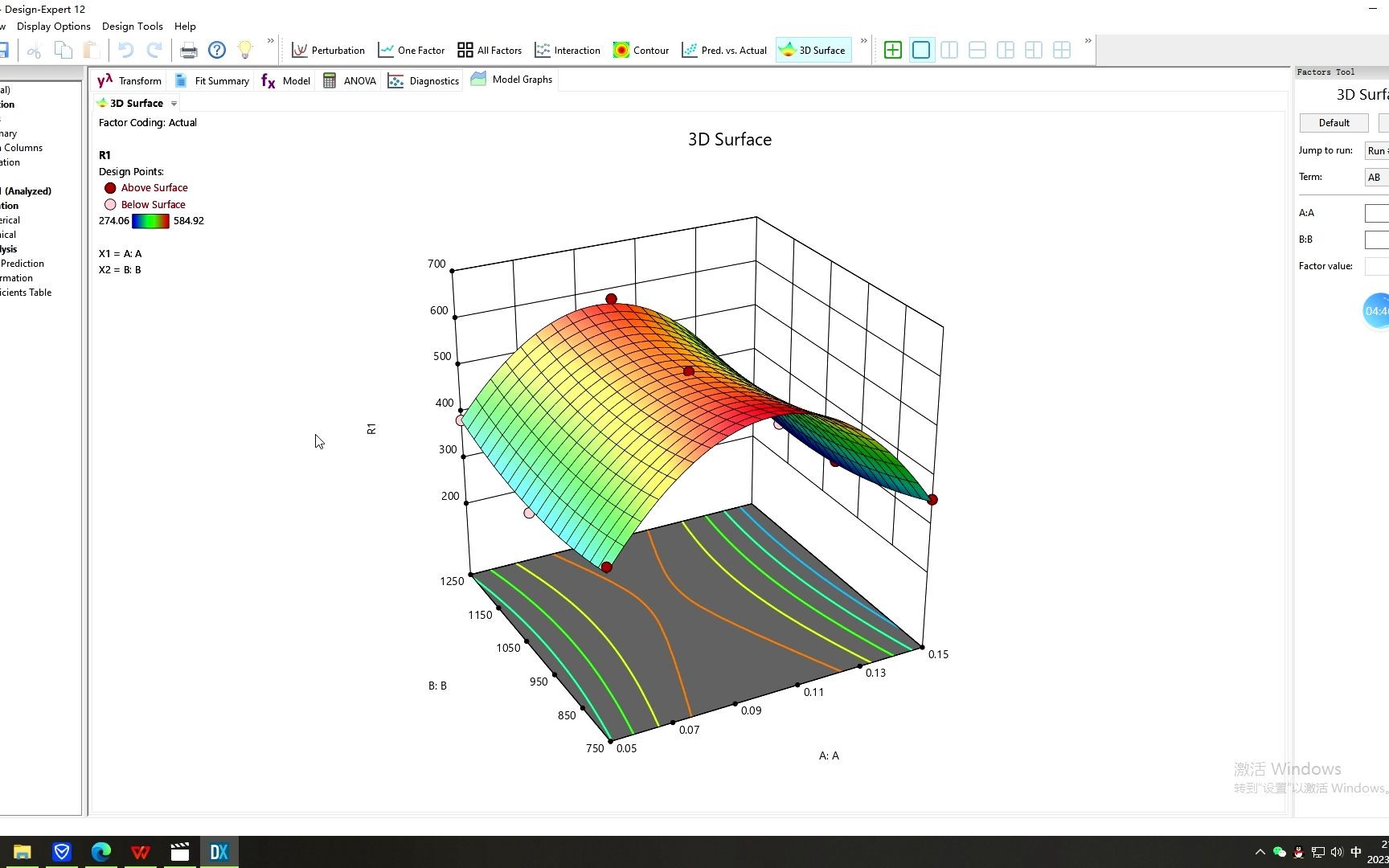 CCD两因素响应面3D图与预测方程哔哩哔哩bilibili