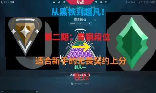 Download Video: 从黑铁到超凡！适合新手的无畏契约上分教程！青铜篇