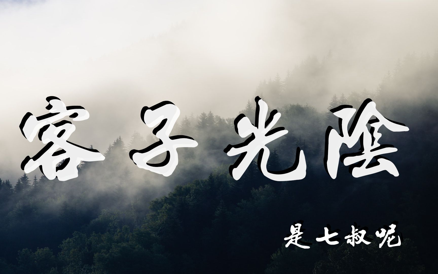 是七叔呢客子光阴动态歌词lyricsvideo