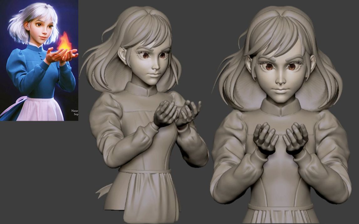 zbrush角色雕刻(1)
