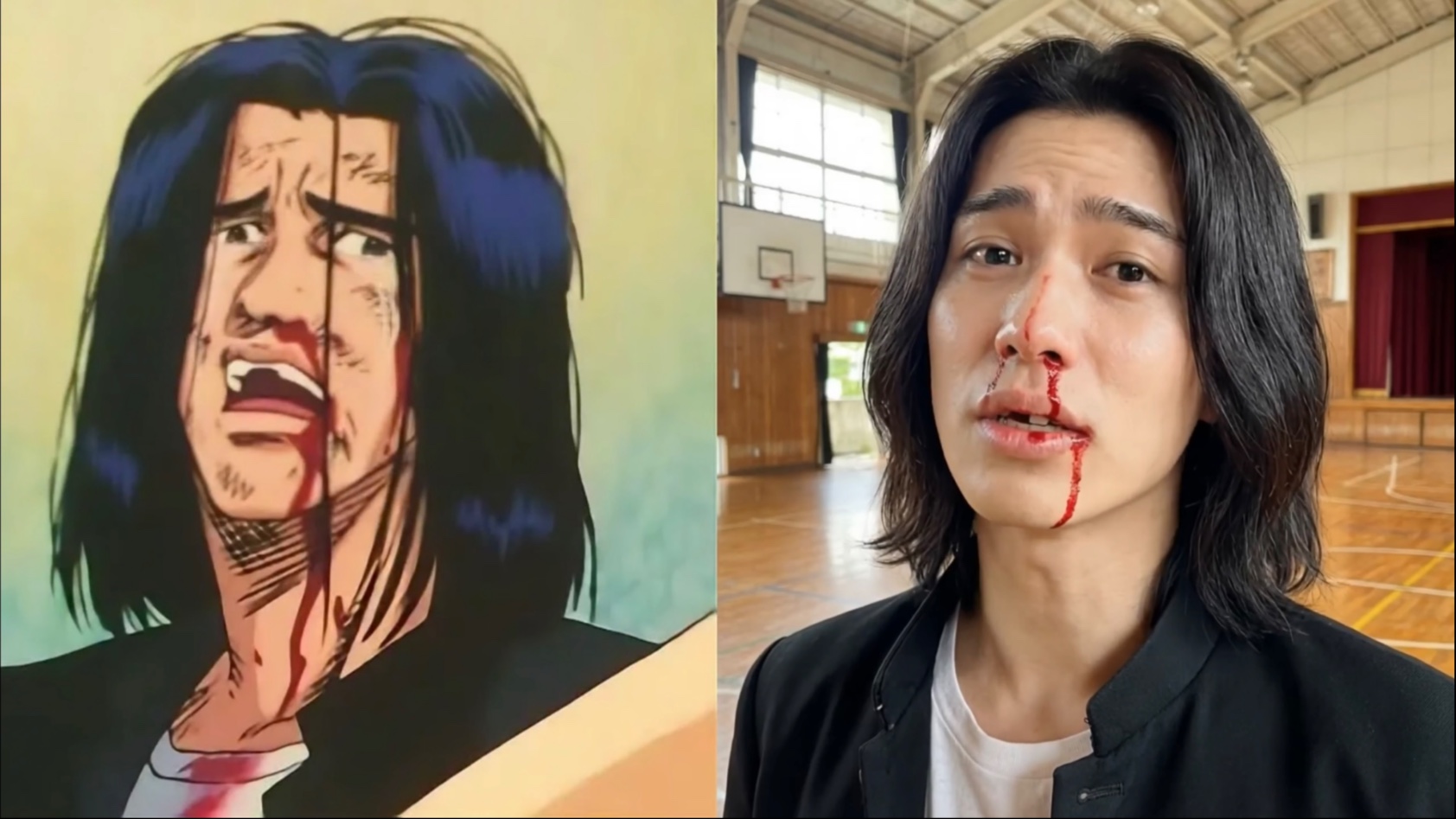 《灌篮高手》真人化 Ai版本4 Slam Dunk 樱木花道 流川枫