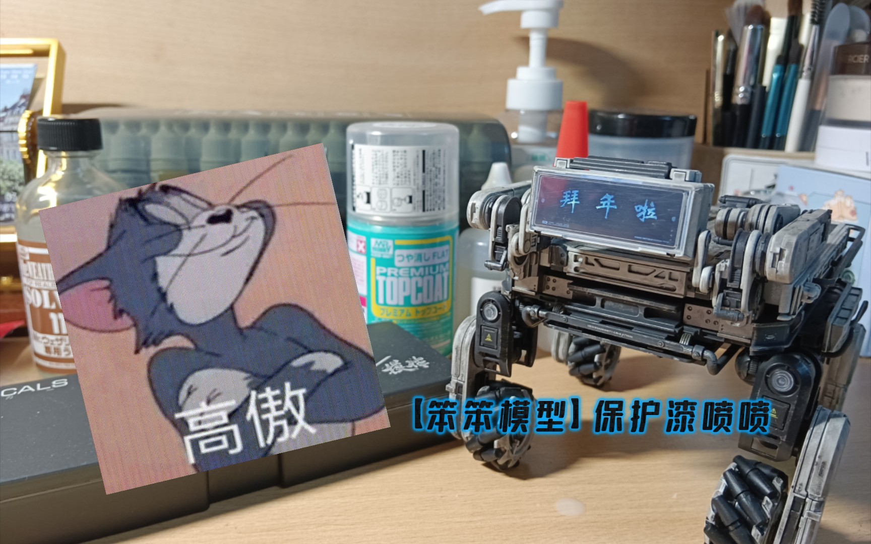 【赛凡笨笨模型7】大结局!保护漆 最终拼装