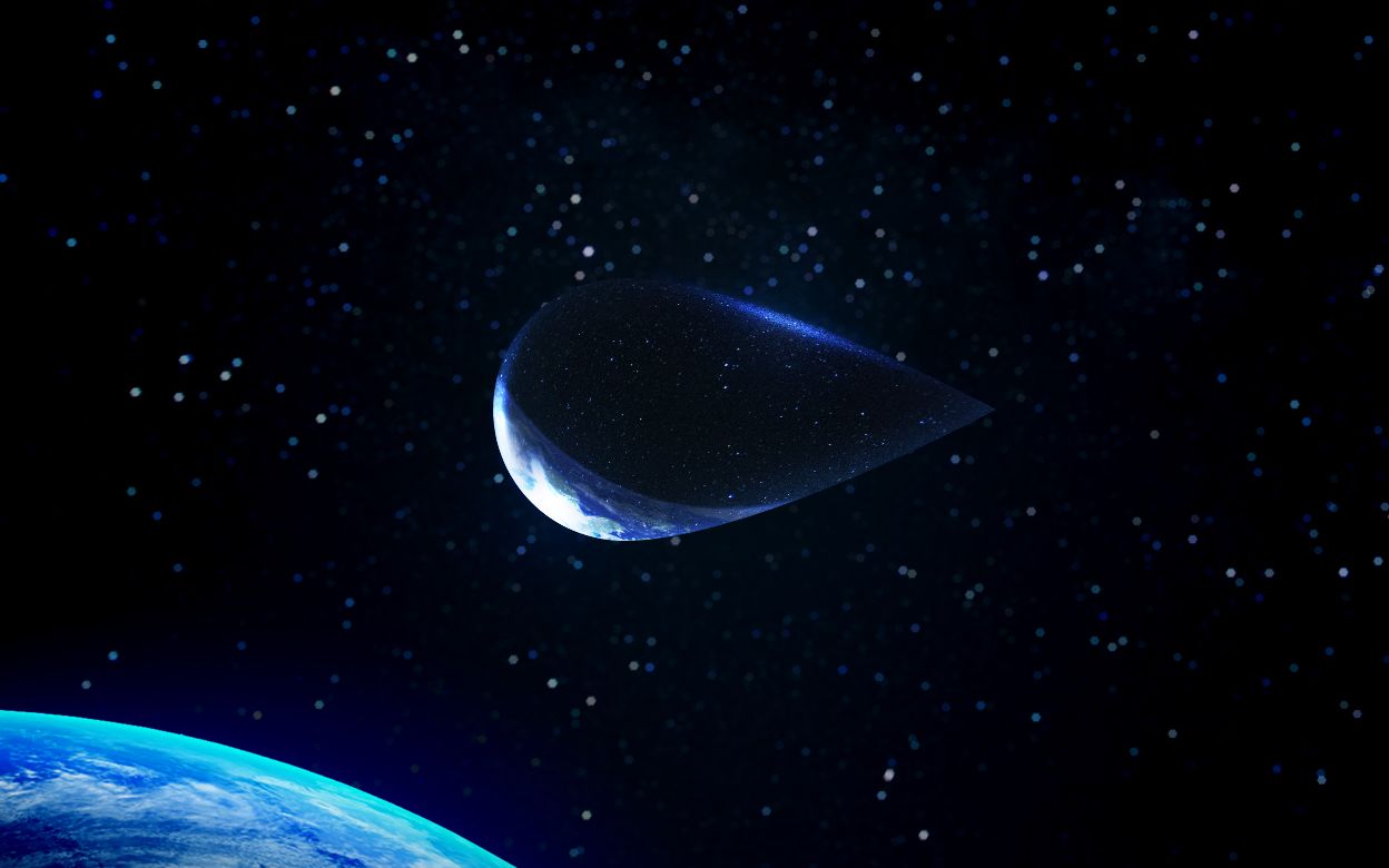 【ps合成】用ps做一个强互作用力宇宙探测器-《三体》水滴