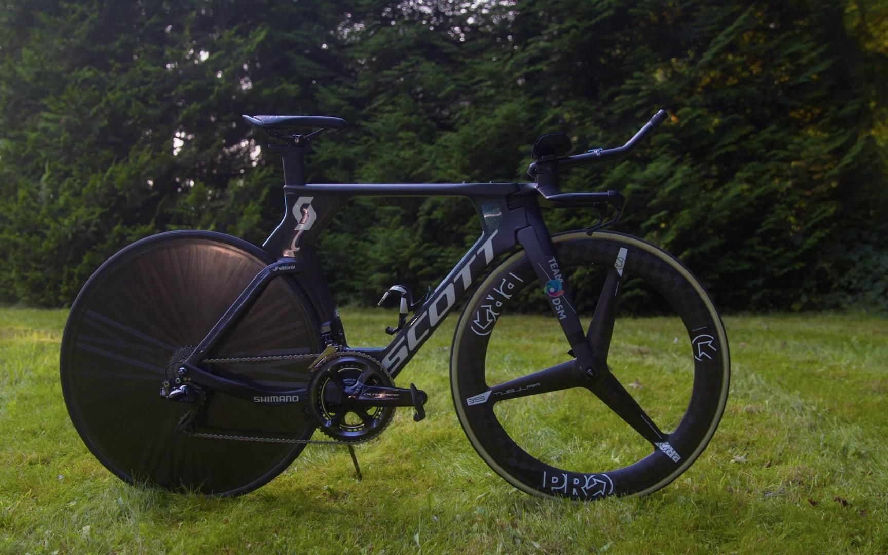 juliette labou 的 tt 自行车与 shimano | 2021年uci公路世界锦标赛