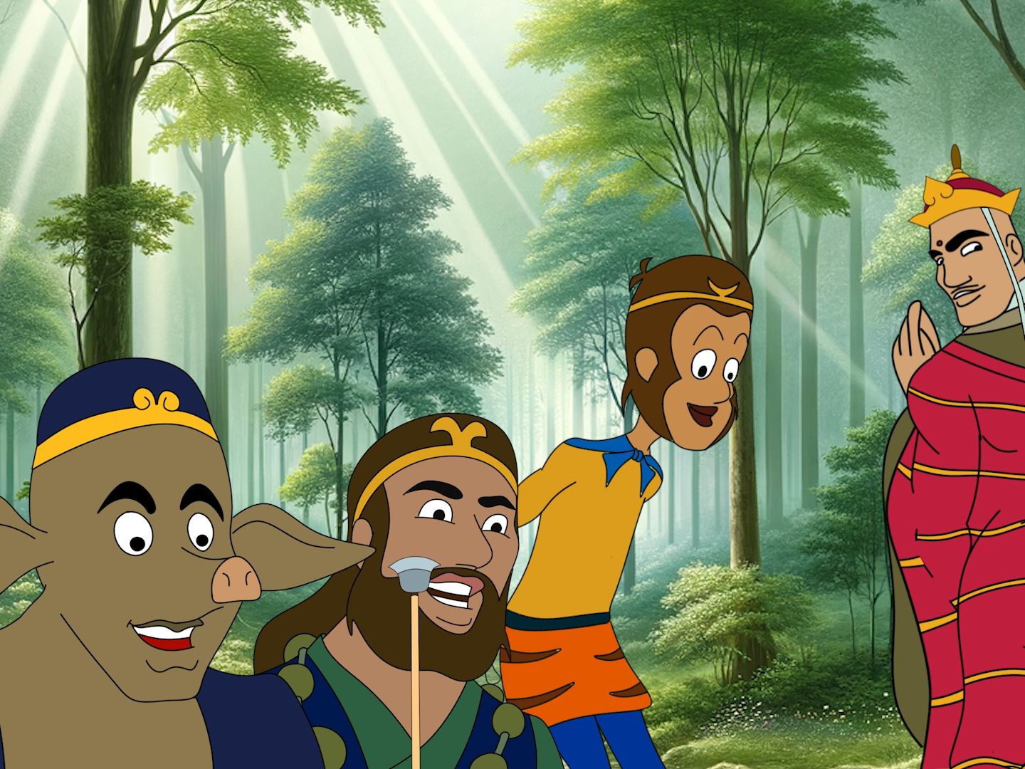 正在讲经的唐僧