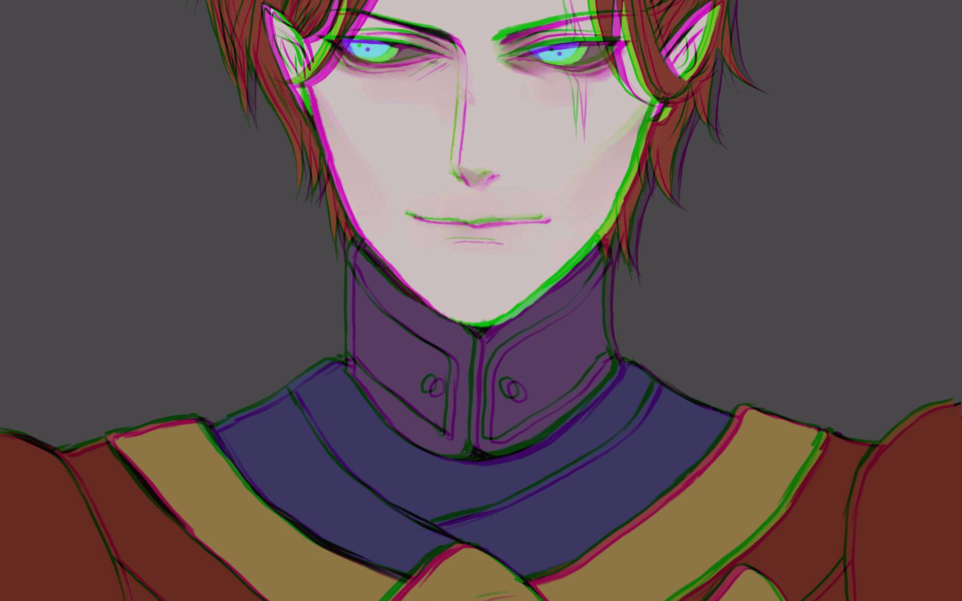 【lol手书】自设腥红之月泰隆,病娇青年夫斯基?【monster】