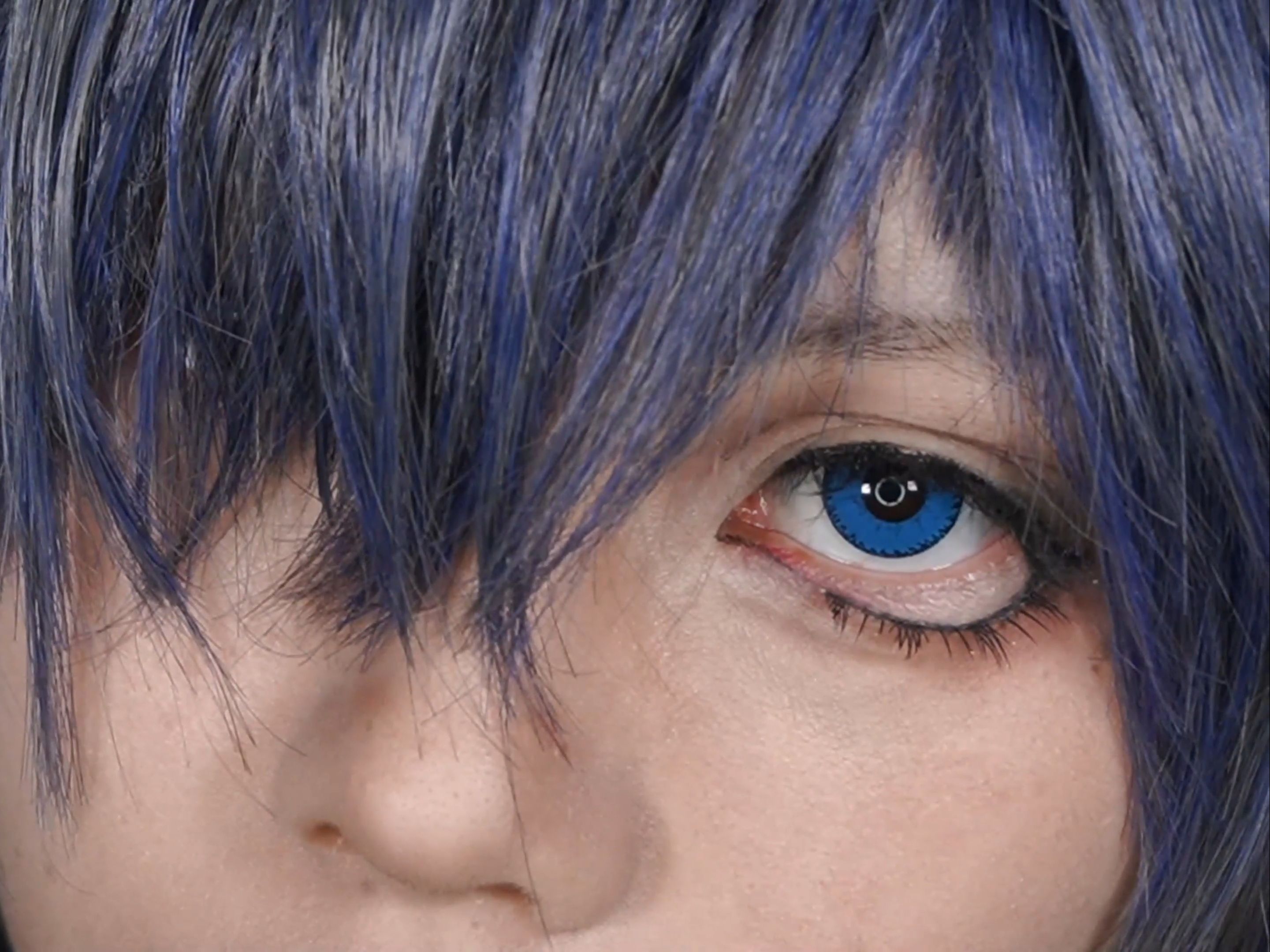 《黑执事》啵酱眼妆教程(借名夏尔)无美颜无滤镜