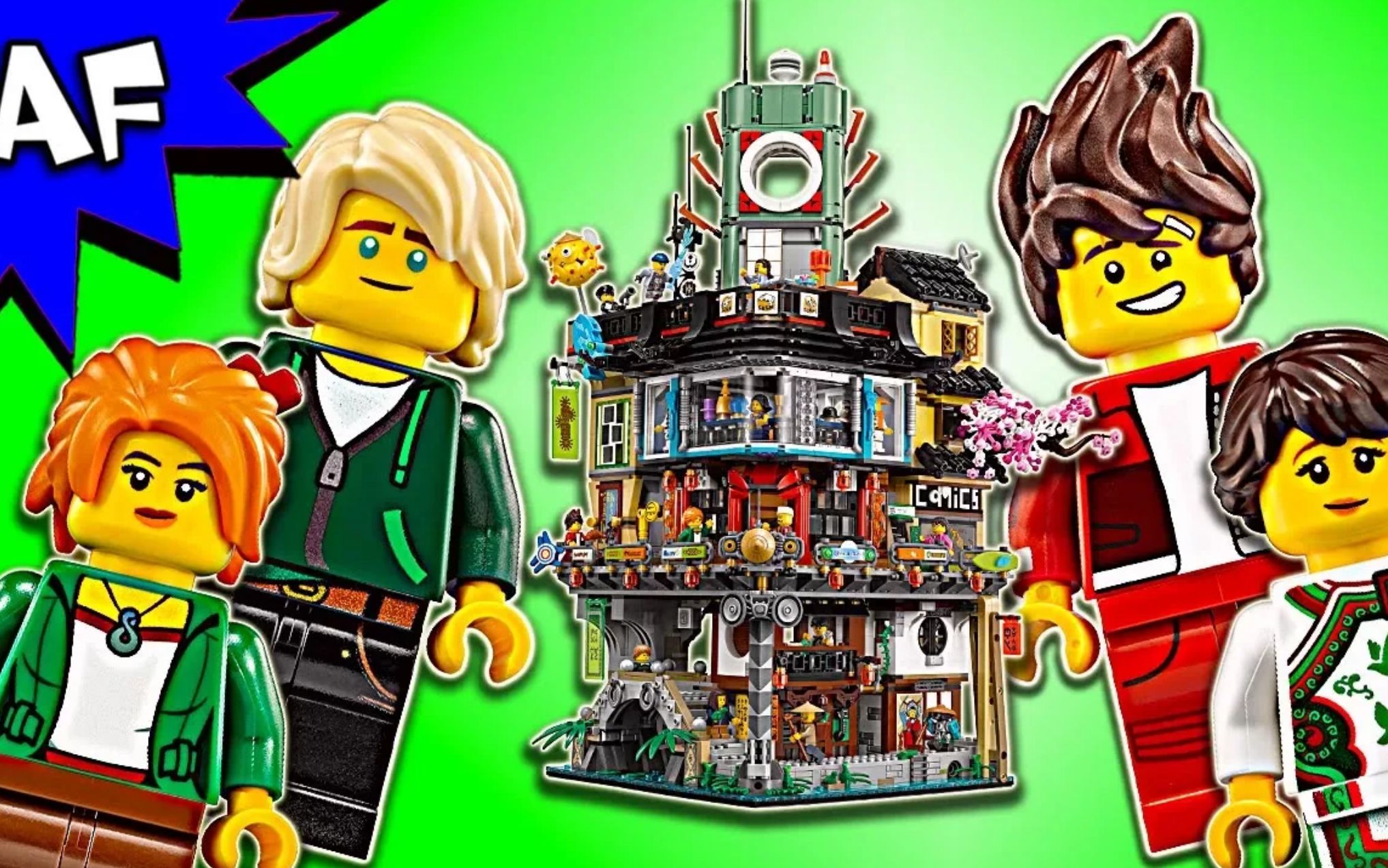 乐高幻影忍者70620忍者城动画速拼