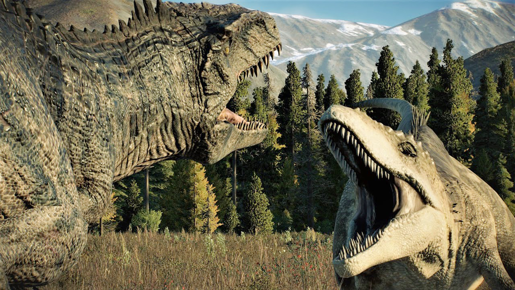 巨兽龙 vs 鲨齿龙 ~ 侏罗纪世界进化 2 代