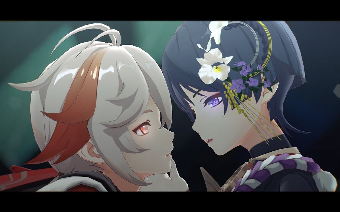 【原神mmd】 fragile【流浪者&万叶】【搬运】