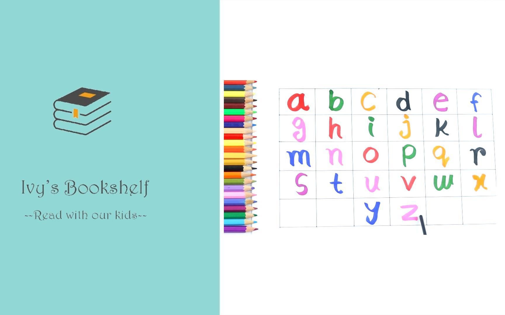 Alphabet (Small Letters)英语字母小写表*看3遍必会哔哩哔哩bilibili