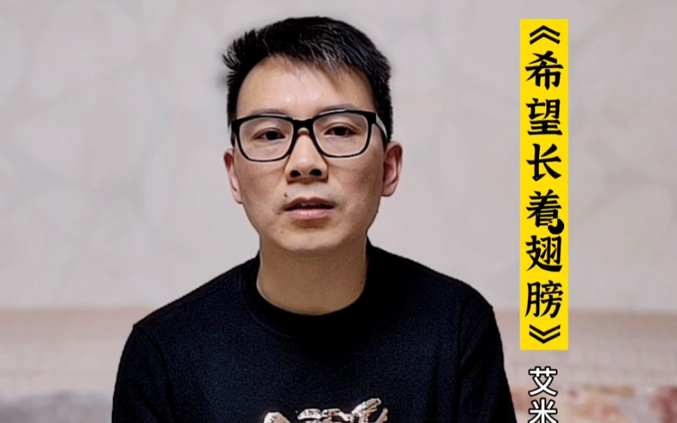 [图]宁波诗人山叶 为你读诗：《希望长着翅膀》 （艾米莉·迪金森）