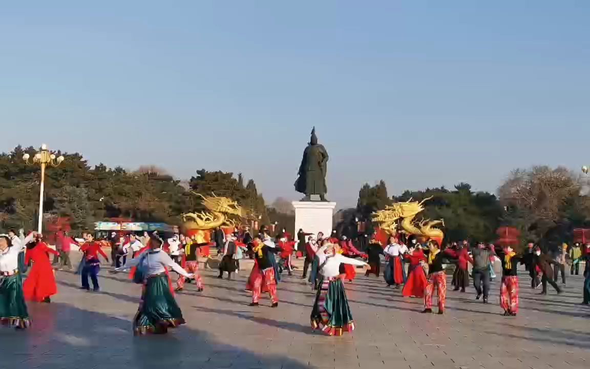 [图]藏族 舞蹈 上师颂 北陵公园