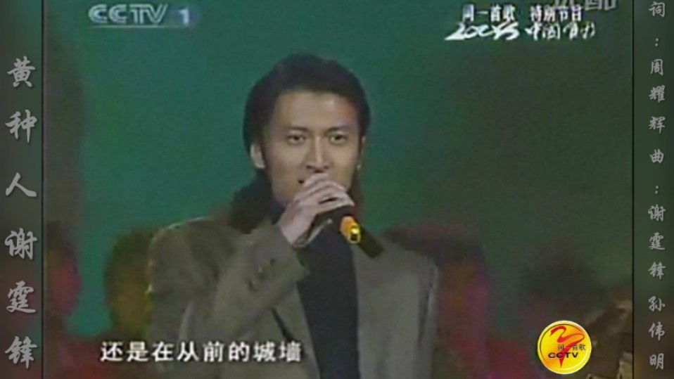 黄种人 谢霆锋《同一首歌特别节目·2008中国有我》演唱