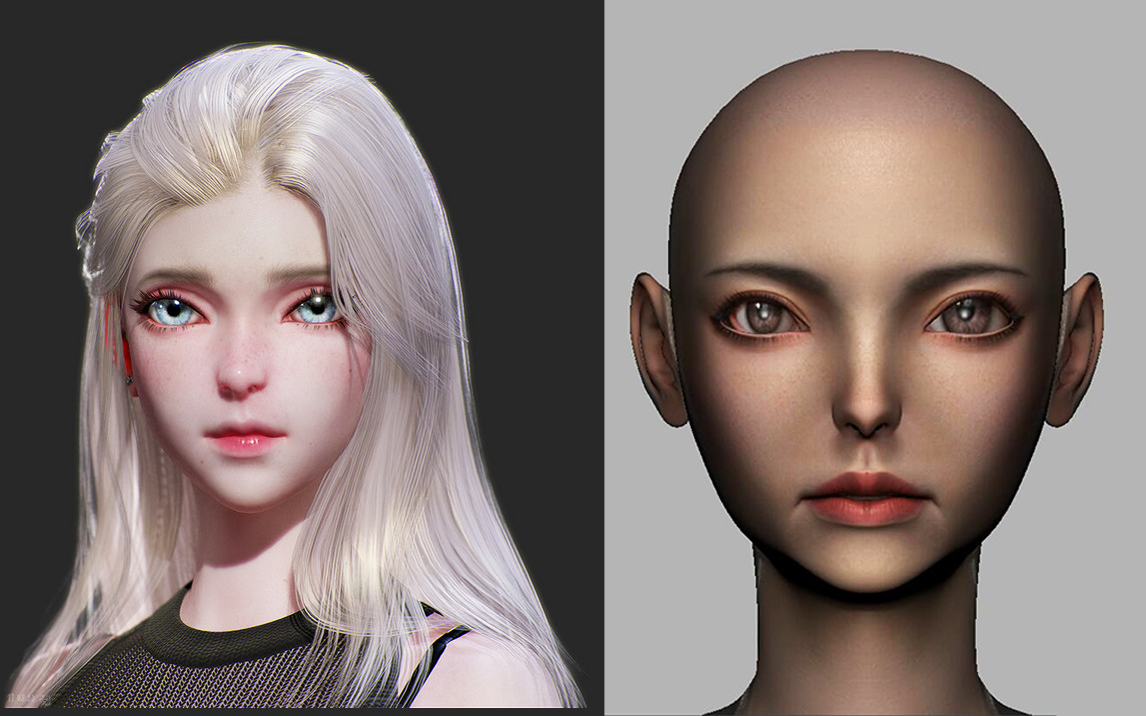 【maya建模】超详细讲解欧美小姐姐脸部及五官零基础布线,maya人物