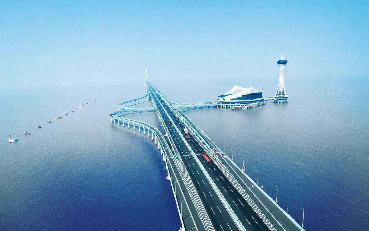 最刺激的跨海大桥,现代第七大奇迹建筑,老司机通过都要找代驾