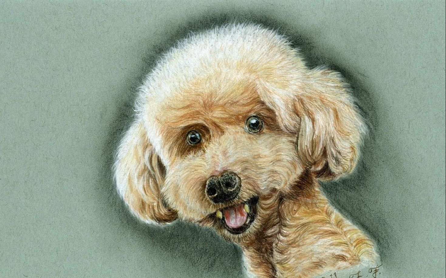 彩铅手绘教程——泰迪不是小熊(结尾有彩蛋)_哔哩哔哩 (゜-゜)つロ