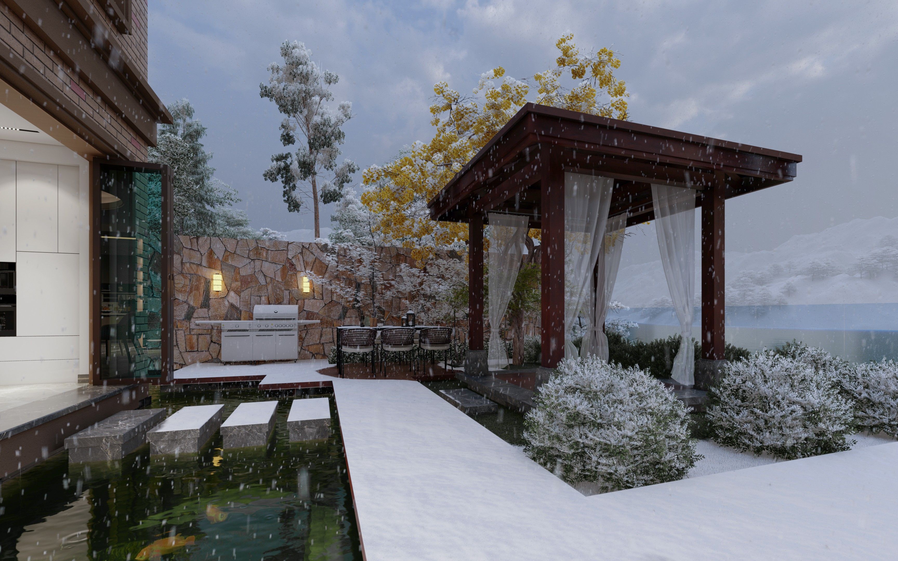 王总宝华山800平米观山别墅-灵想空间