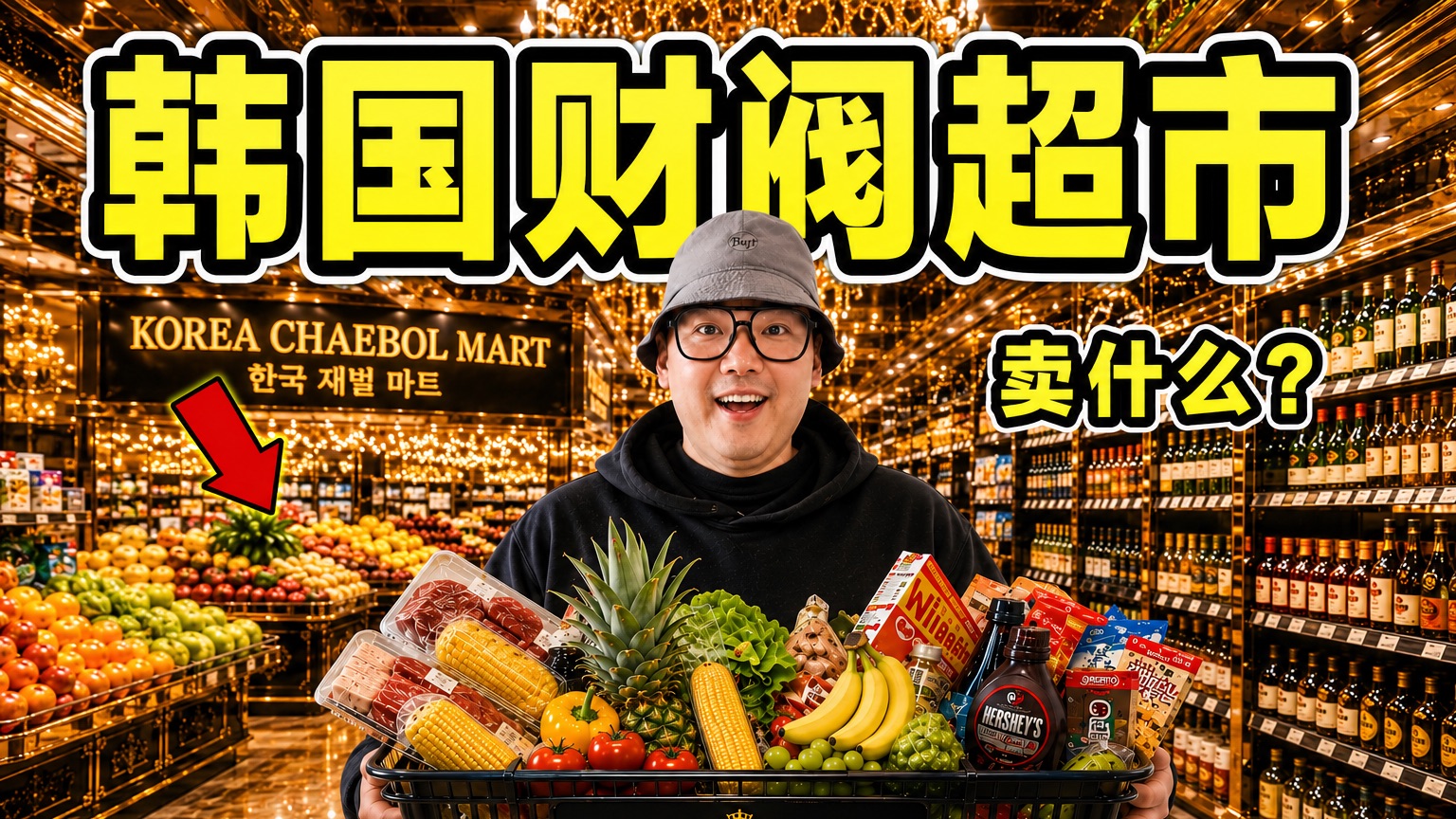 探秘韩国财阀超市！9个桃子20万！到底有多离谱？