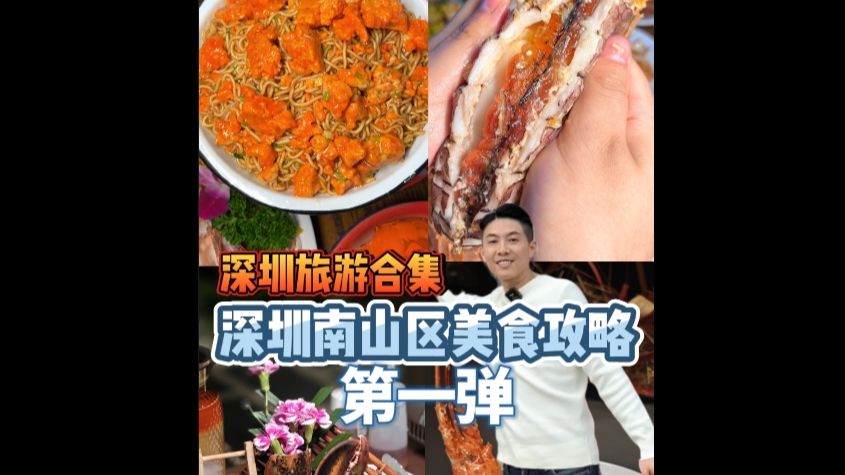 深圳南山美食攻略来啦,请大数据把这条视频推给想来深圳的人~哔哩哔哩bilibili