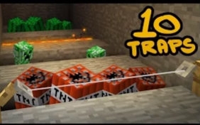 ✔ Minecraft: 10 Ways to Make Traps 十种制作陷阱的方法哔哩哔哩bilibili