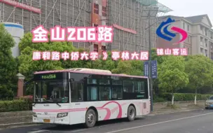 Télécharger la video: 「SYPOV-56th」上海锦山客运 金山206路 康和路中侨大学 ➠ 亭林大居 全程POV