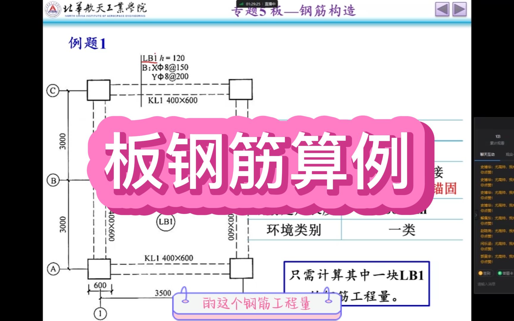 [图]16-板钢筋算量例题-钢筋翻样与算量(22G101图集)