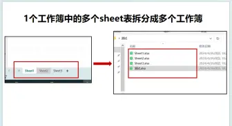 Excel—一个工作簿中多个sheet表拆分成多个工作簿