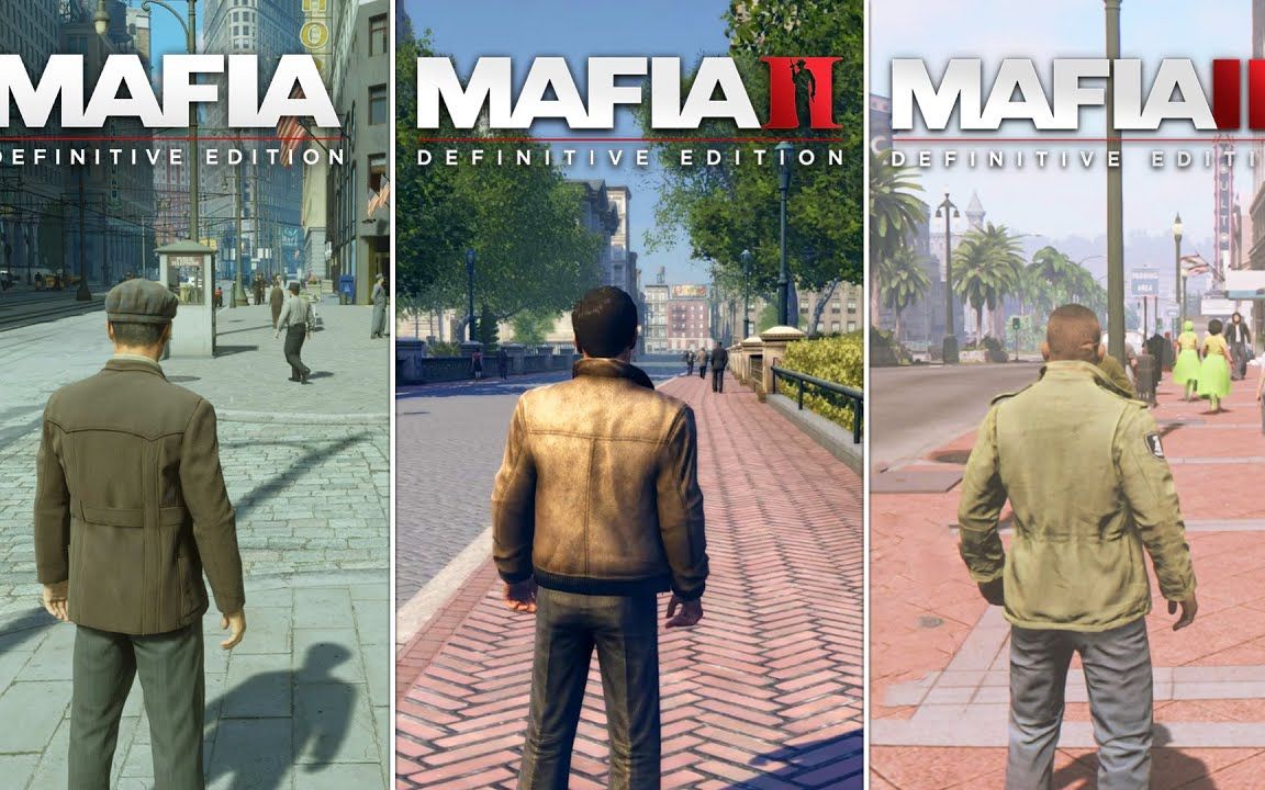 [图]物理和细节比较 - MAFIA Definitive Edition vs MAFIA 2 vs MAFIA 3