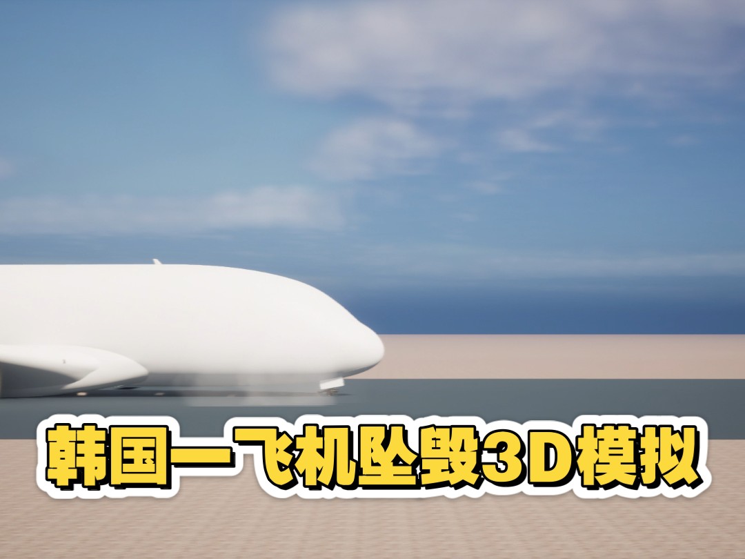 3d模拟飞机坠毁视频